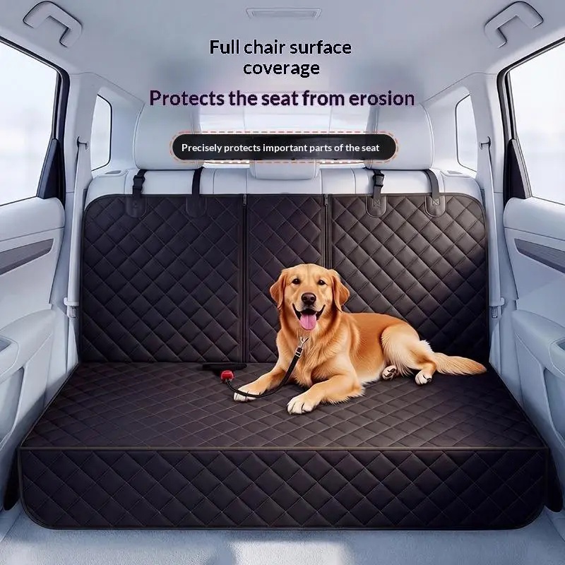 Dog Car Seat Cover Waterproof Back Seat - غطاء مقعد السيارة للحيوانات الأليفة، مناسب