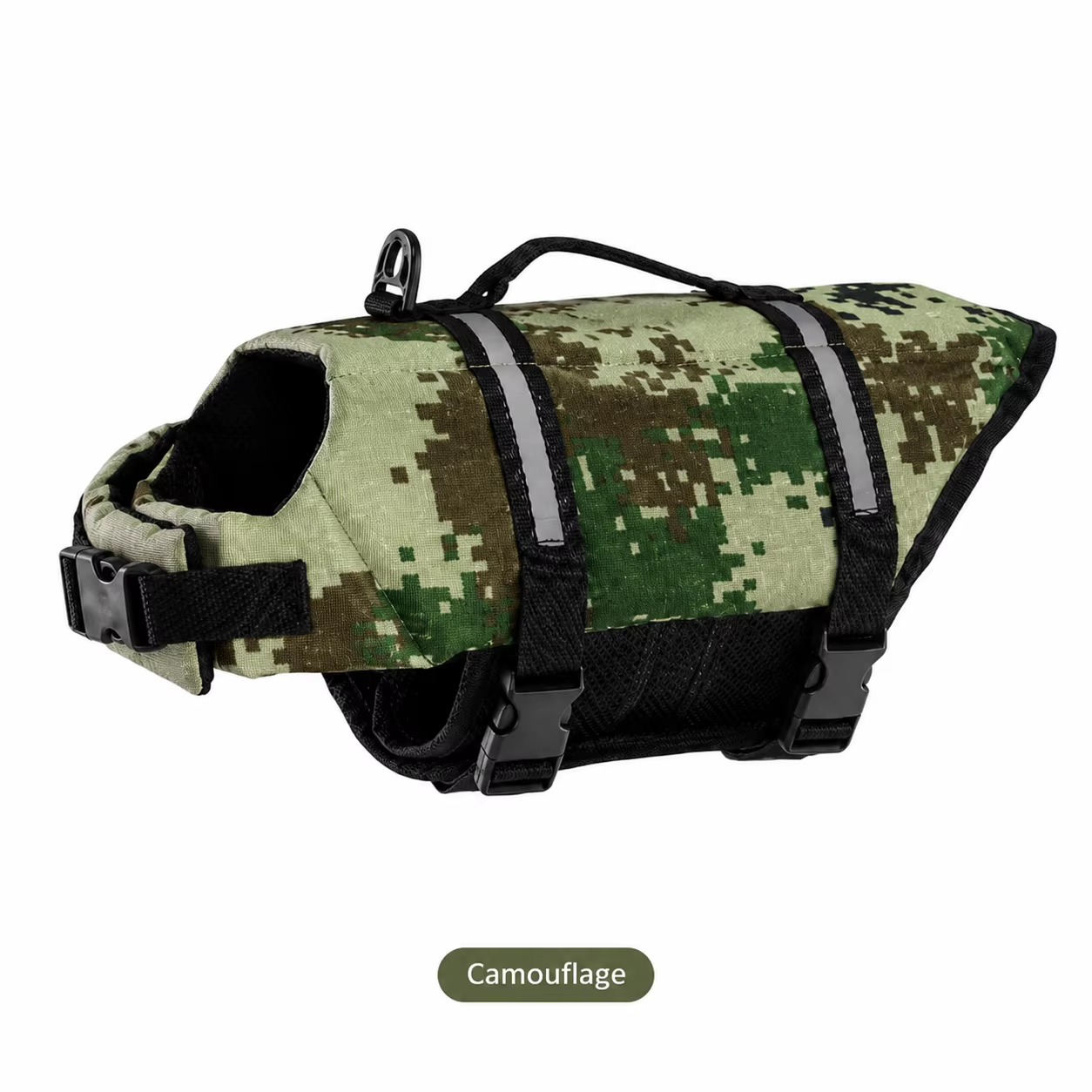 Dog Life Jacket Vest Buoyancy Handle - سترة نجاة للكلاب عاكسة للضوء قابلة