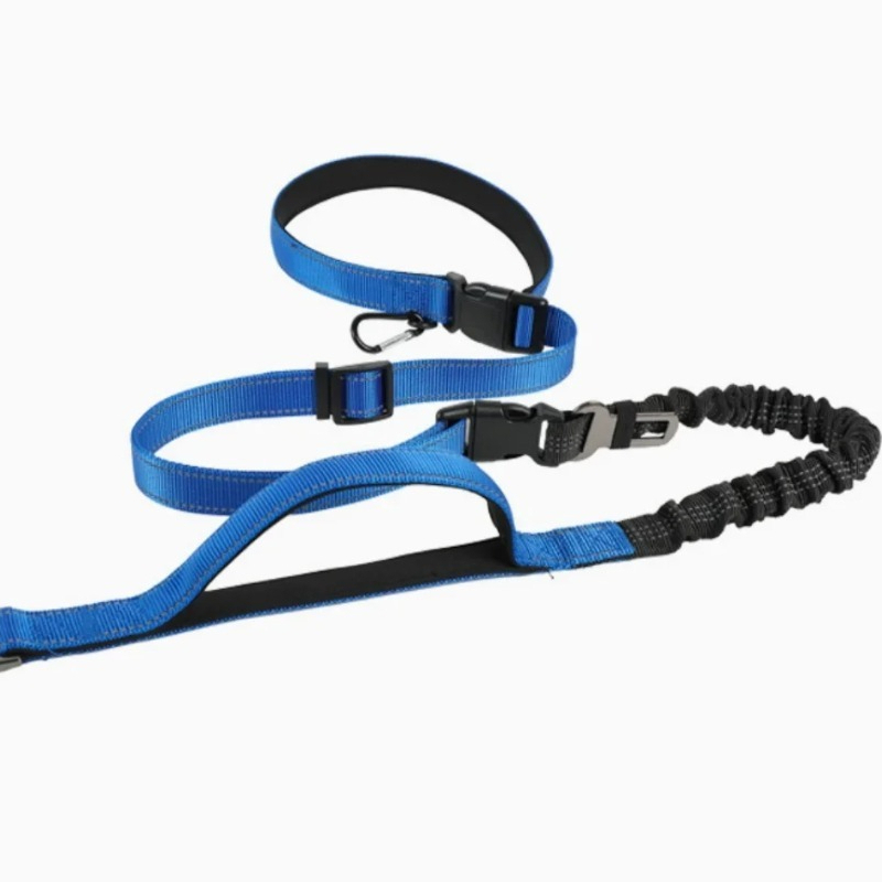 Hands Free Dog Running Leash Waist Belt - حزام خصر ممتص للصدمات مع حبل