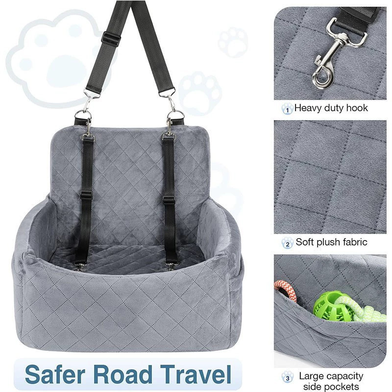 مقعد سيارة كبير للكلاب، وسادة  - مراجعة Dog Car Seat Cover Waterproof Back Seat وسعره