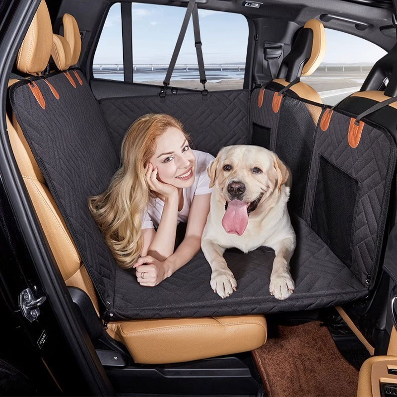 غطاء مقعد السيارة للكلاب مقاوم - مراجعة Dog Car Seat Cover Waterproof Back Seat وسعره