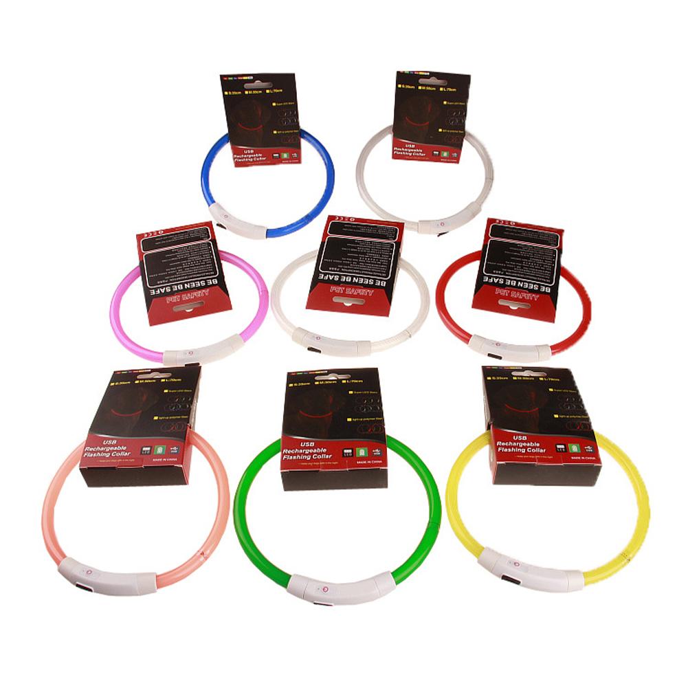 طوق كلب LED قابل لإعادة الشحن  - مراجعة Led Dog Collar Glowing Rechargeable Usb وسعره
