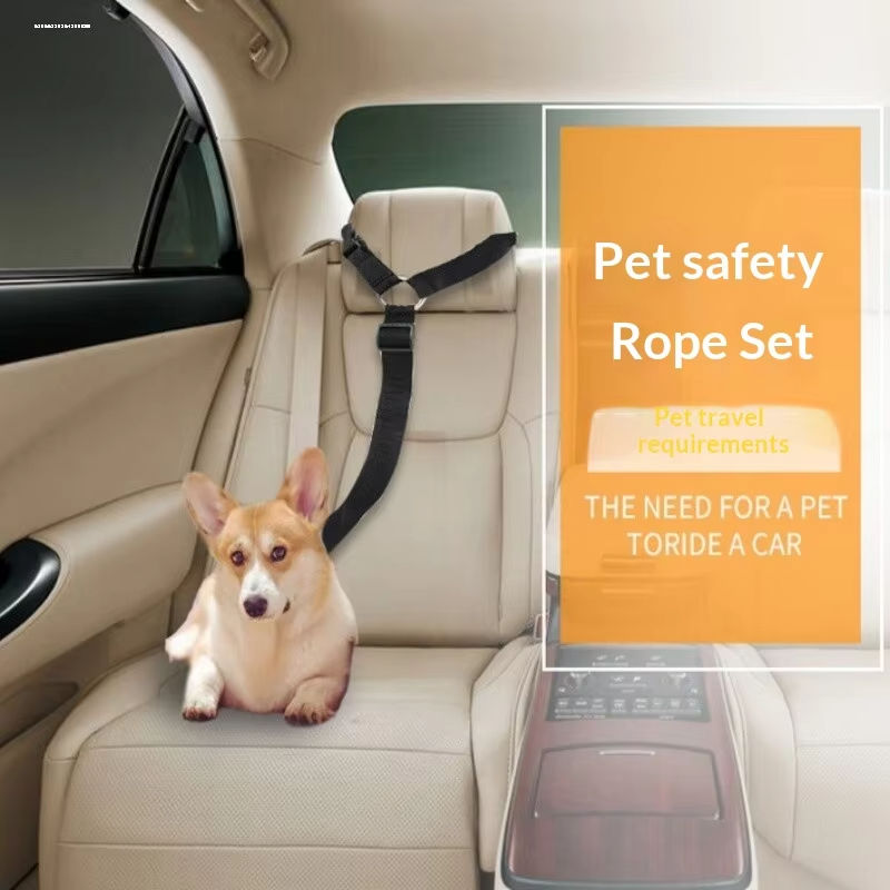 حزام أمان قابل للتعديل للكلاب  - مراجعة Dog Seat Belt Harness Safety Tether وسعره