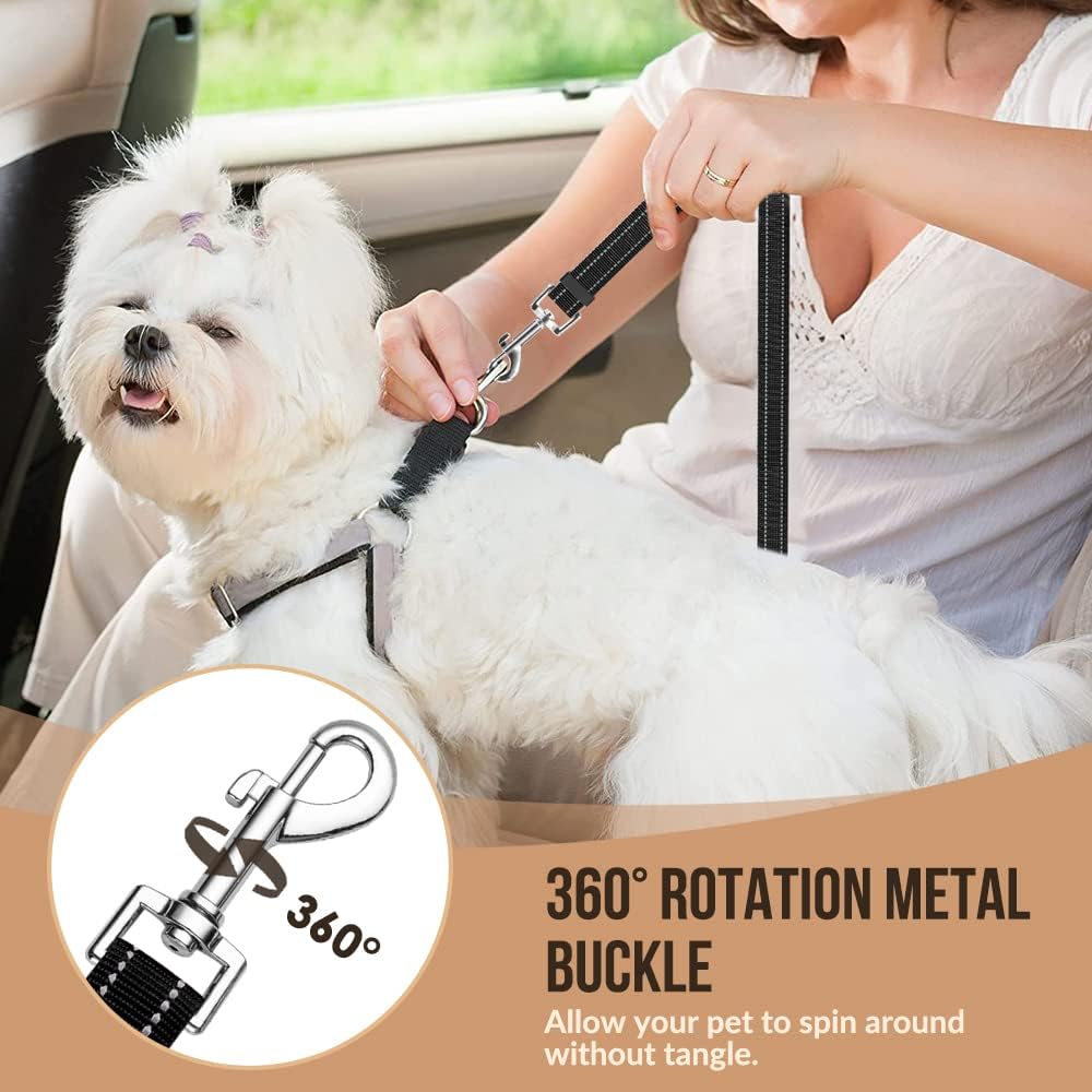 حزام أمان للكلاب في السيارة، ح - مراجعة Dog Seat Belt Harness Safety Tether وسعره