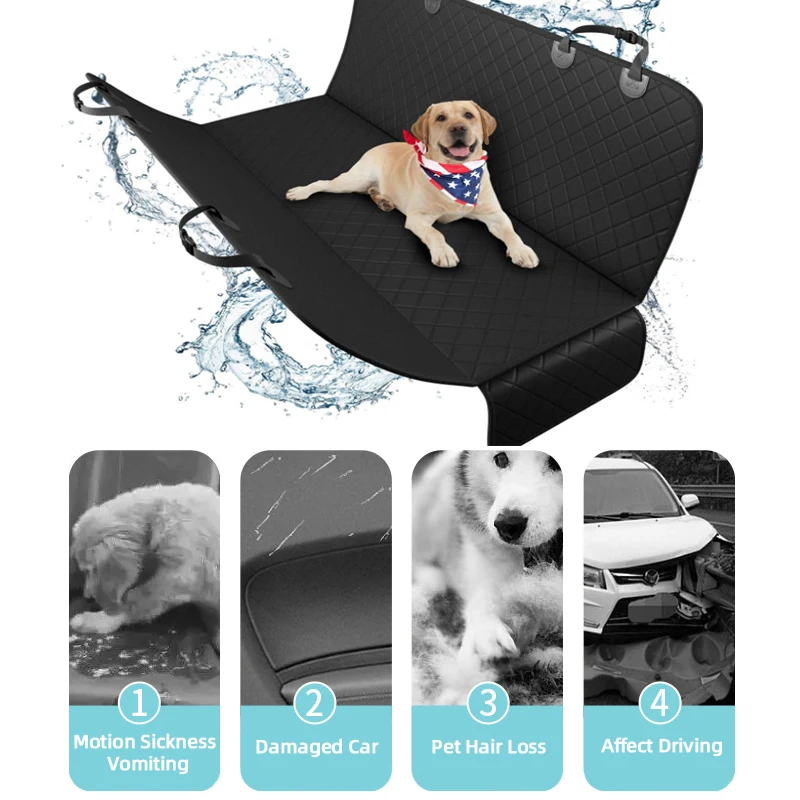 الكلب غطاء مقعد السيارة مقاوم  - مراجعة Dog Car Seat Cover Waterproof Back Seat وسعره