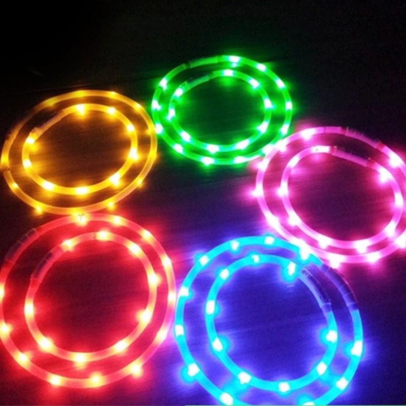 طوق كلب LED قابل لإعادة الشحن  - مراجعة Led Dog Collar Glowing Rechargeable Usb وسعره