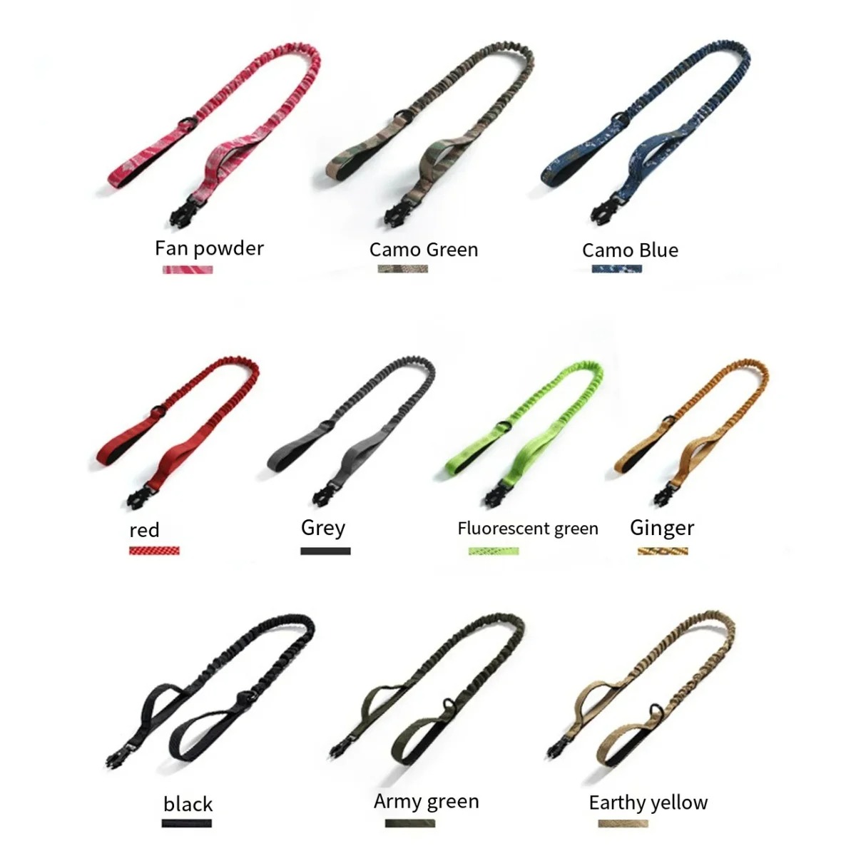 أحزمة تعليق للحيوانات الأليفة  - مراجعة Bungee Dog Leash Shock Absorbing وسعره