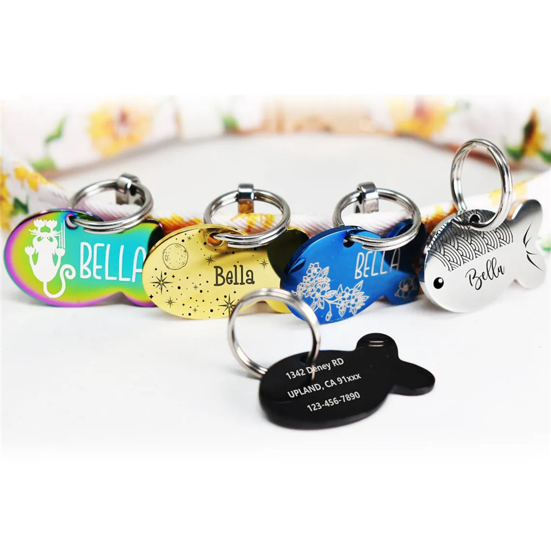 علامة تعريف للقطط مخصصة ومزخرف - مراجعة Reflective Dog Collar Personalized Engraved وسعره