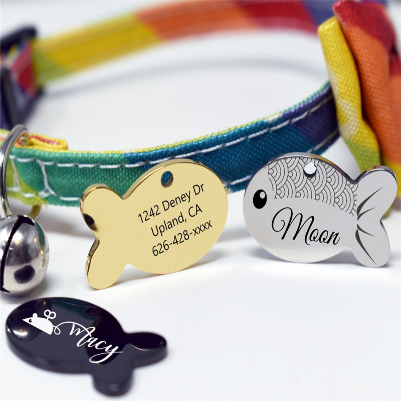 علامة تعريف للقطط مخصصة ومزخرف - مراجعة Reflective Dog Collar Personalized Engraved وسعره