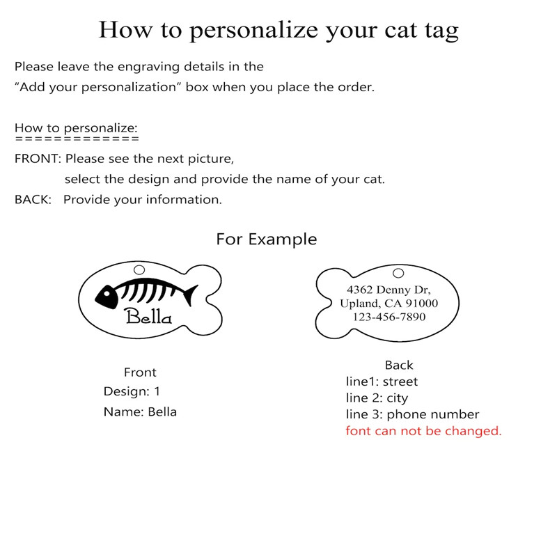 علامة تعريف للقطط مخصصة ومزخرف - مراجعة Reflective Dog Collar Personalized Engraved وسعره