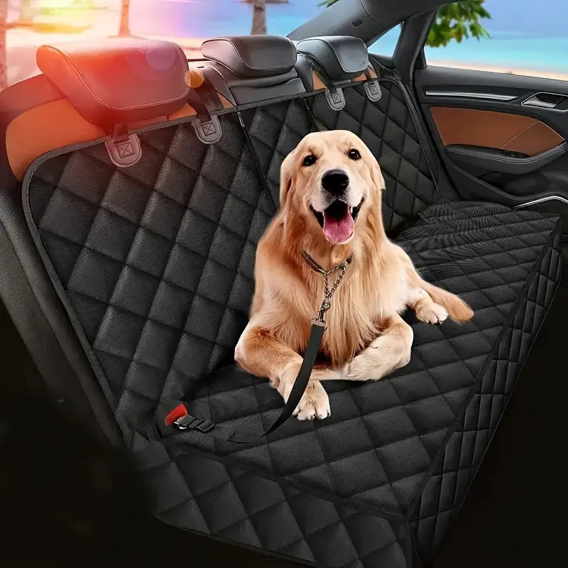الكلب غطاء مقعد السيارة مقاوم  - مراجعة Dog Car Seat Cover Waterproof Back Seat وسعره