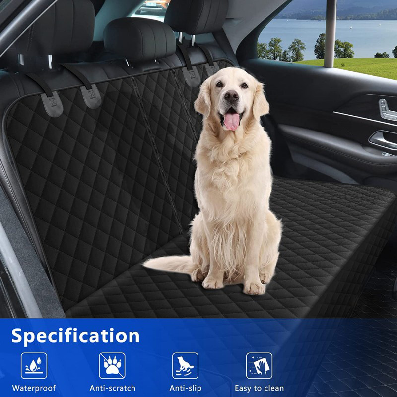 الكلب غطاء مقعد السيارة مقاوم  - مراجعة Dog Car Seat Cover Waterproof Back Seat وسعره