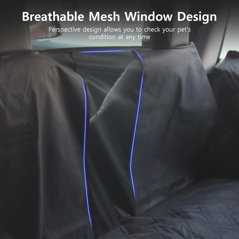 أغطية مقاعد السيارة الخلفية لس - مراجعة Dog Car Seat Cover Waterproof Back Seat وسعره