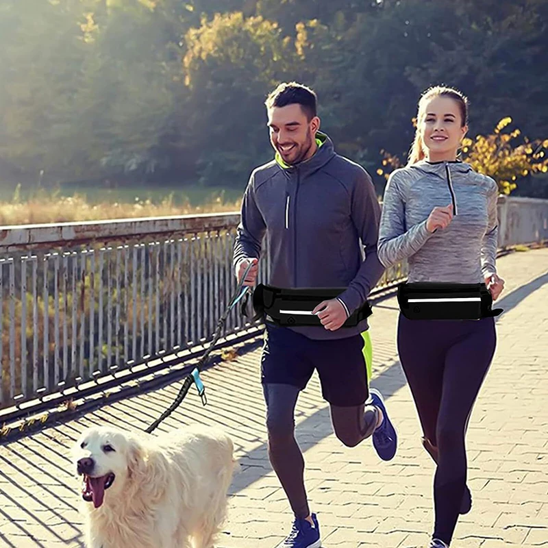 مقود الكلب بدون استخدام اليدين - مراجعة Hands Free Dog Running Leash Waist Belt وسعره