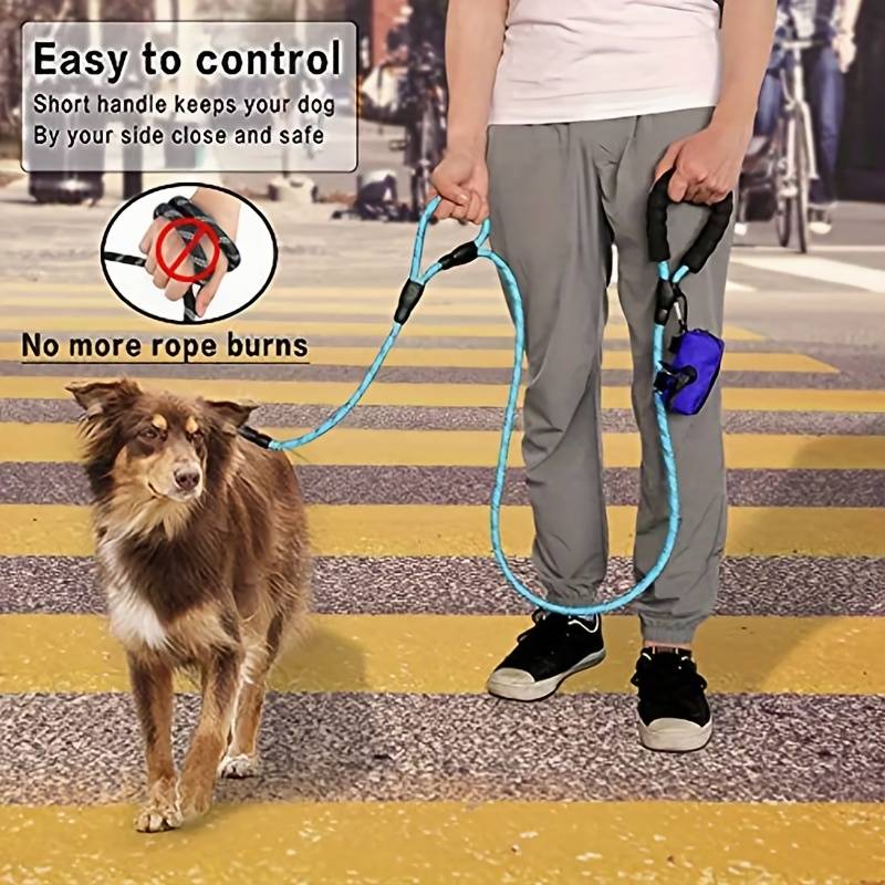 حبل تدريب للكلاب بطول 6 أقدام، - مراجعة Heavy Duty Dog Leash Rope 6Ft Padded وسعره