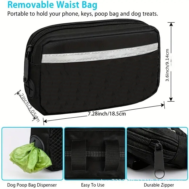 حزام خصر لتدريب الكلاب مع حبل  - مراجعة Hands Free Dog Running Leash Waist Belt وسعره
