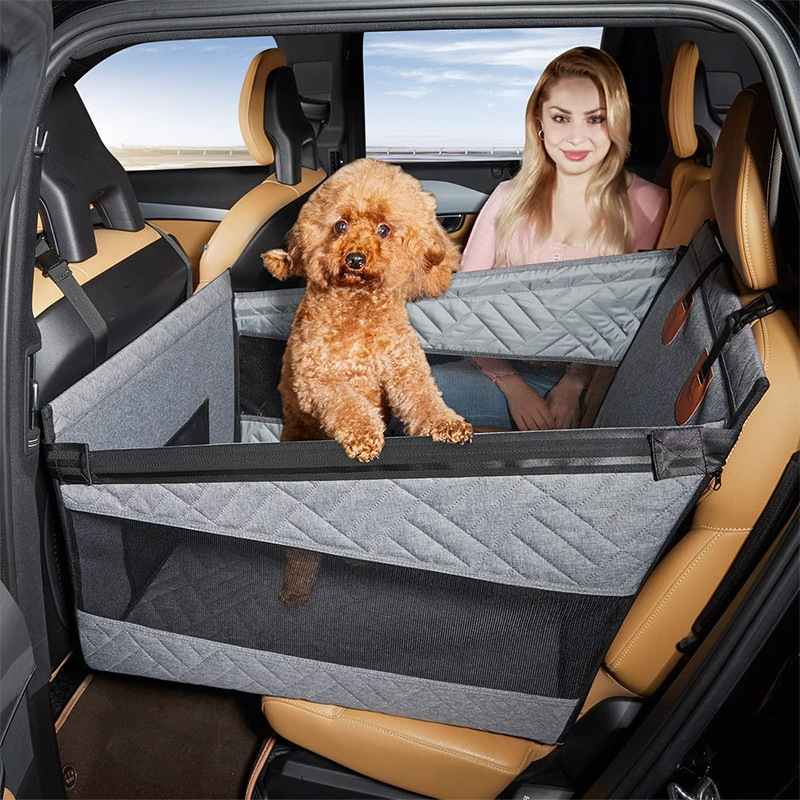 وسادة مقعد سيارة للكلاب مقاومة - مراجعة Dog Car Seat Cover Waterproof Back Seat وسعره