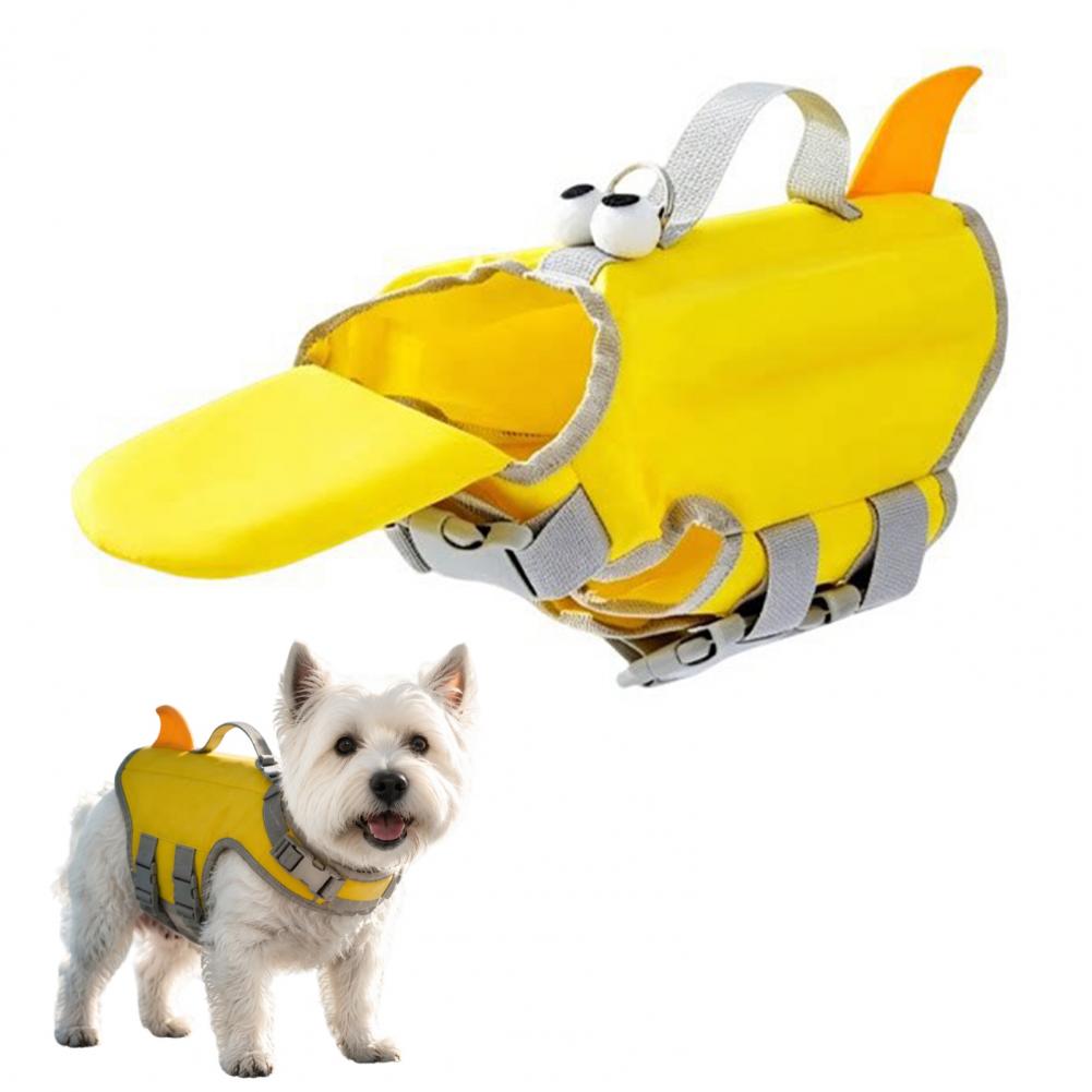 سترة نجاة للكلاب، سترة سباحة ل - مراجعة Dog Life Jacket Vest Buoyancy Handle وسعره