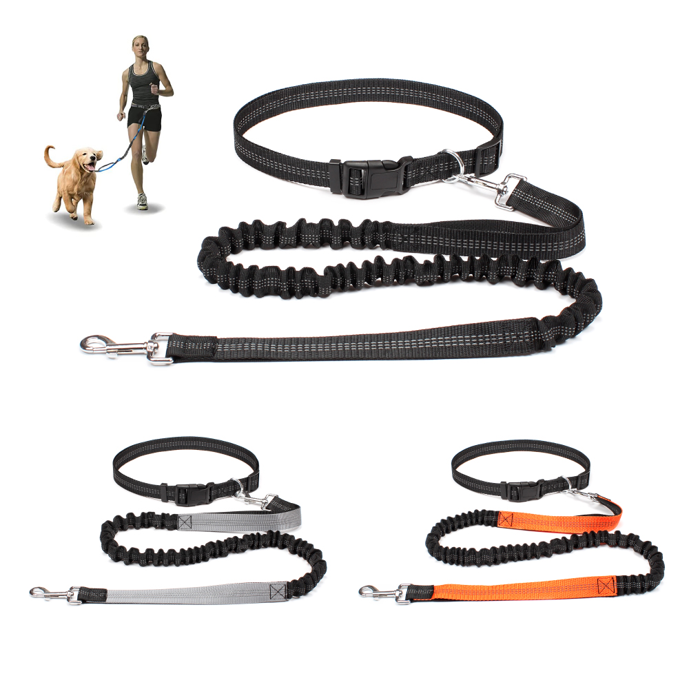 حزام كلب بدون استخدام اليدين ل - مراجعة Hands Free Dog Running Leash Waist Belt وسعره