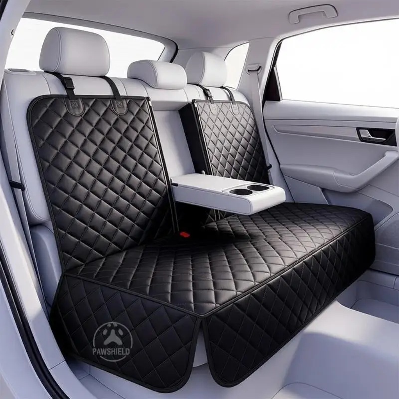غطاء مقعد السيارة للحيوانات ال - مراجعة Dog Car Seat Cover Waterproof Back Seat وسعره