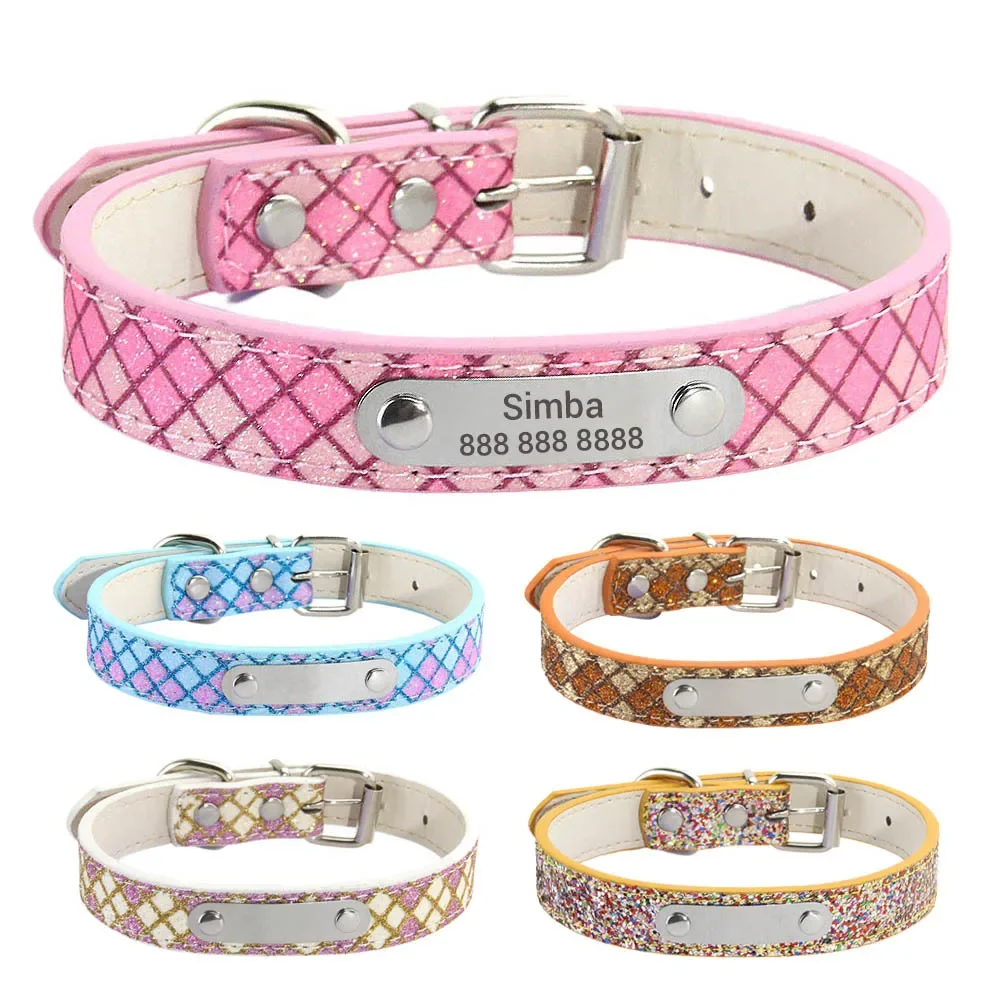 مخصص بلينغ الجلود الكلب مع الا - مراجعة Reflective Dog Collar Personalized Engraved وسعره