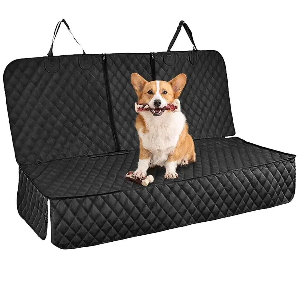 غطاء مقعد السيارة للكلاب، حصير - مراجعة Dog Car Seat Cover Waterproof Back Seat وسعره