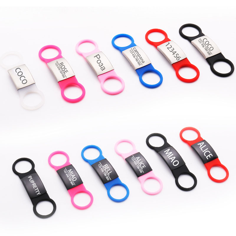 كلب علامة سيليكون الفولاذ المق - مراجعة Reflective Dog Collar Personalized Engraved وسعره