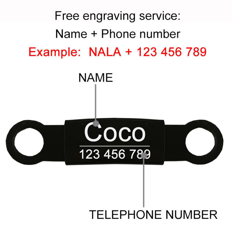 كلب علامة سيليكون الفولاذ المق - مراجعة Reflective Dog Collar Personalized Engraved وسعره