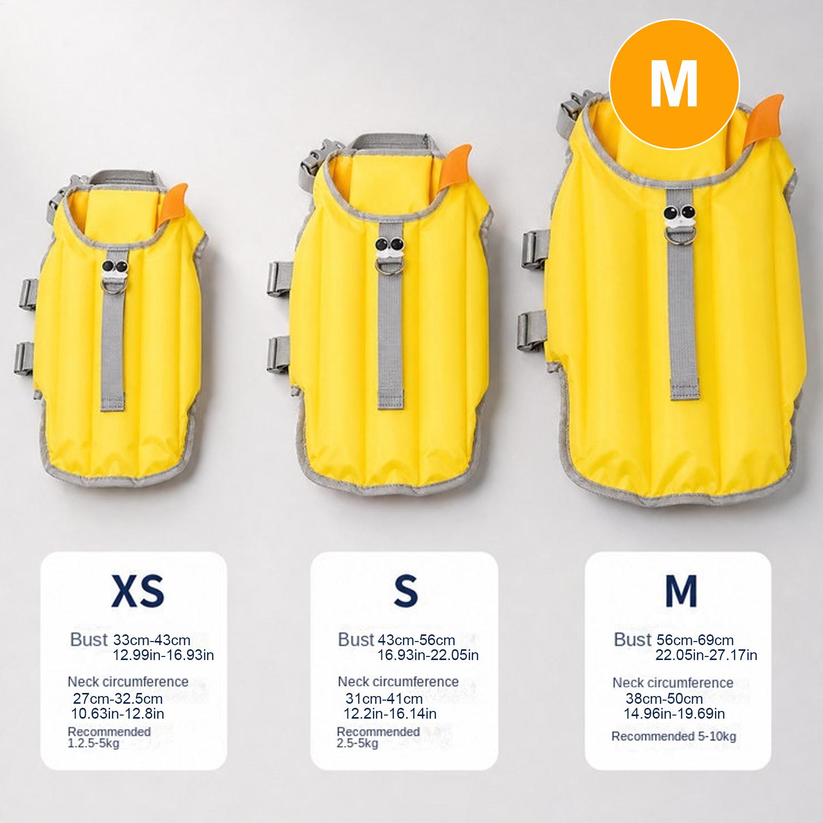 سترة سباحة للحيوانات الأليفة،  - مراجعة Dog Life Jacket Vest Buoyancy Handle وسعره