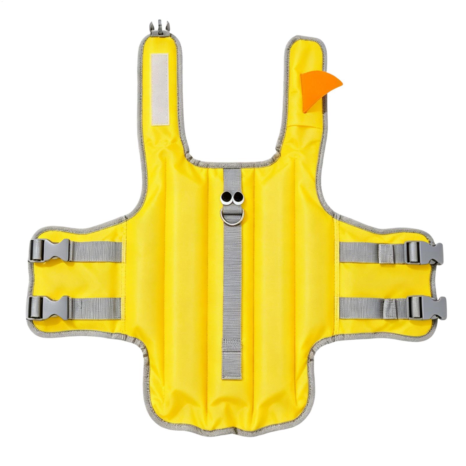 سترة سباحة للحيوانات الأليفة،  - مراجعة Dog Life Jacket Vest Buoyancy Handle وسعره
