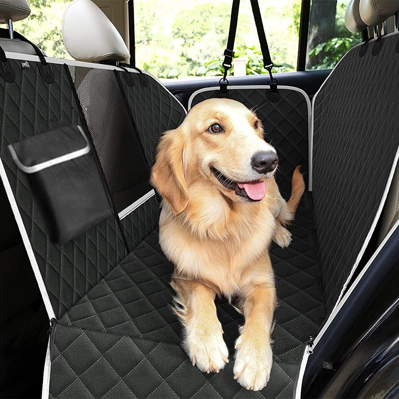غطاء مقعد السيارة الخلفي للكلا - مراجعة Dog Car Seat Cover Waterproof Back Seat وسعره