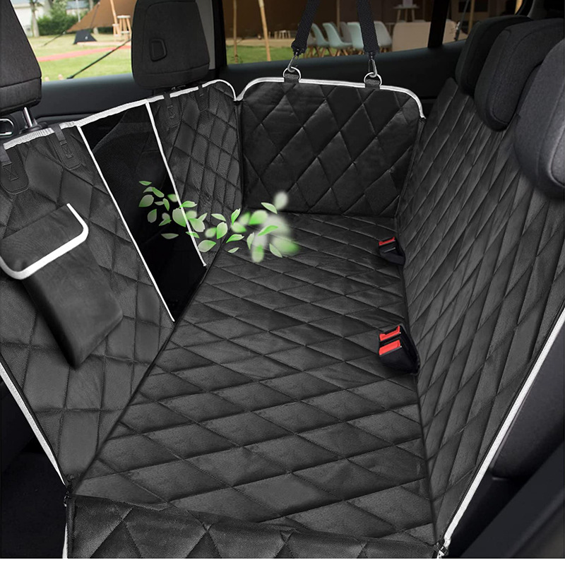 غطاء مقعد السيارة الخلفي للكلا - مراجعة Dog Car Seat Cover Waterproof Back Seat وسعره