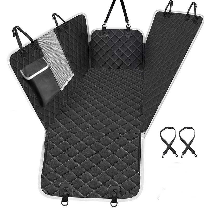 غطاء مقعد السيارة الخلفي للكلا - مراجعة Dog Car Seat Cover Waterproof Back Seat وسعره
