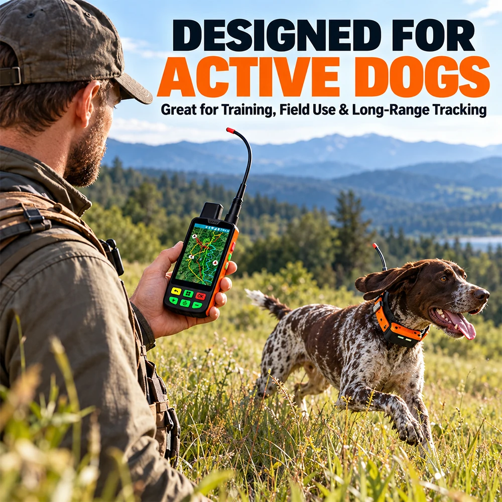 جهاز تتبع تدريب الحيوانات الأل - مراجعة Dog Gps Tracker Collar 4G Waterproof وسعره