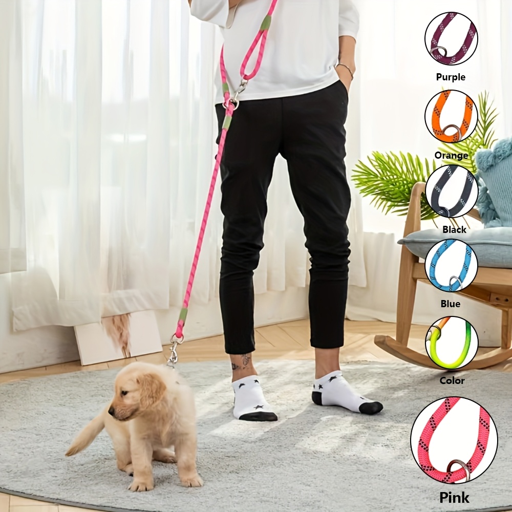 مقود كلب قابل للتعديل بدون است - مراجعة Hands Free Dog Running Leash Waist Belt وسعره