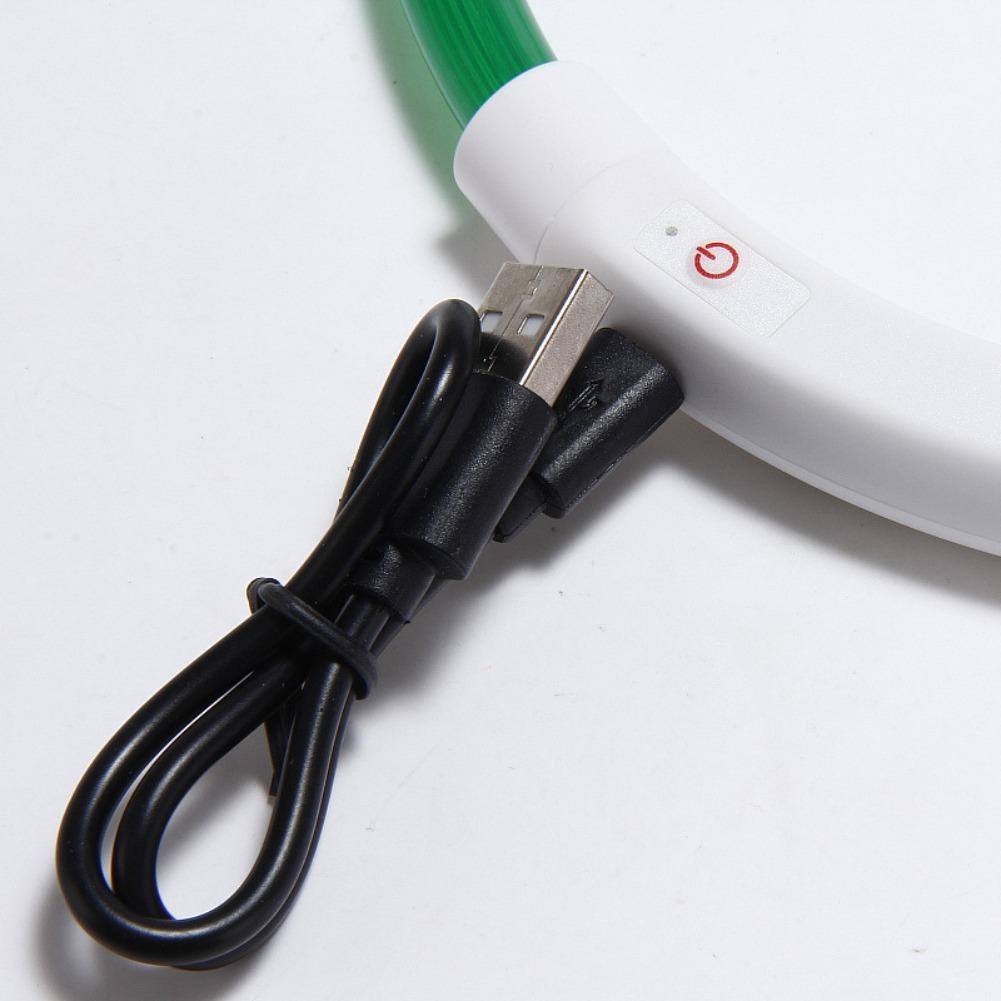 طوق كلب LED قابل لإعادة الشحن  - مراجعة Led Dog Collar Glowing Rechargeable Usb وسعره