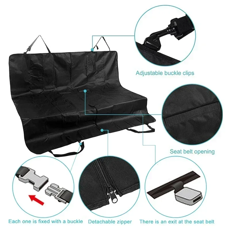 غطاء مقعد السيارة للكلاب، مقاو - مراجعة Dog Car Seat Cover Waterproof Back Seat وسعره