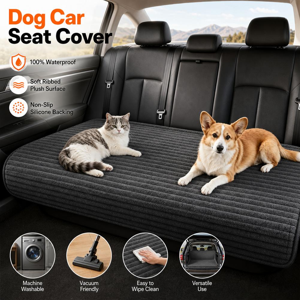 غطاء مقعد خلفي للسيارة للحيوان - مراجعة Dog Car Seat Cover Waterproof Back Seat وسعره