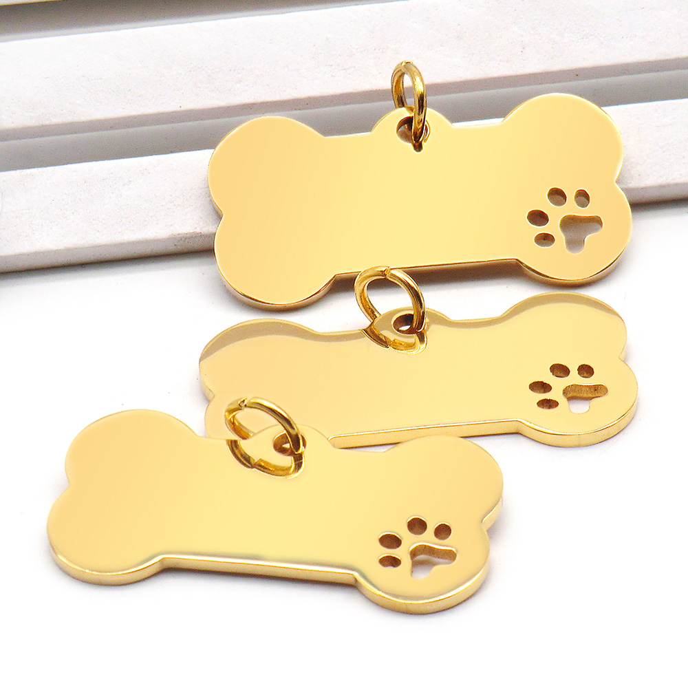 100 قطعة الفولاذ المقاوم للصدأ - مراجعة Reflective Dog Collar Personalized Engraved وسعره
