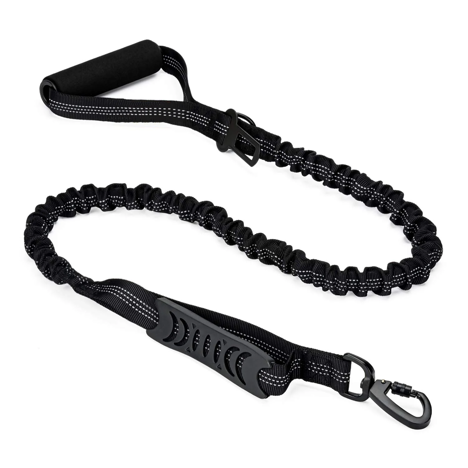 مقود بنجي مرن عالي التحمل متوس - مراجعة Bungee Dog Leash Shock Absorbing وسعره