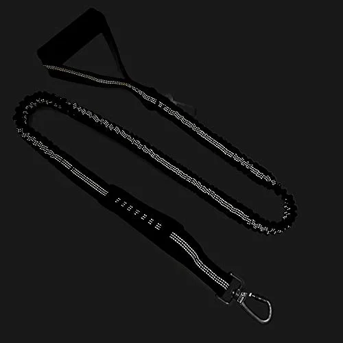 مقود بنجي مرن عالي التحمل متوس - مراجعة Bungee Dog Leash Shock Absorbing وسعره