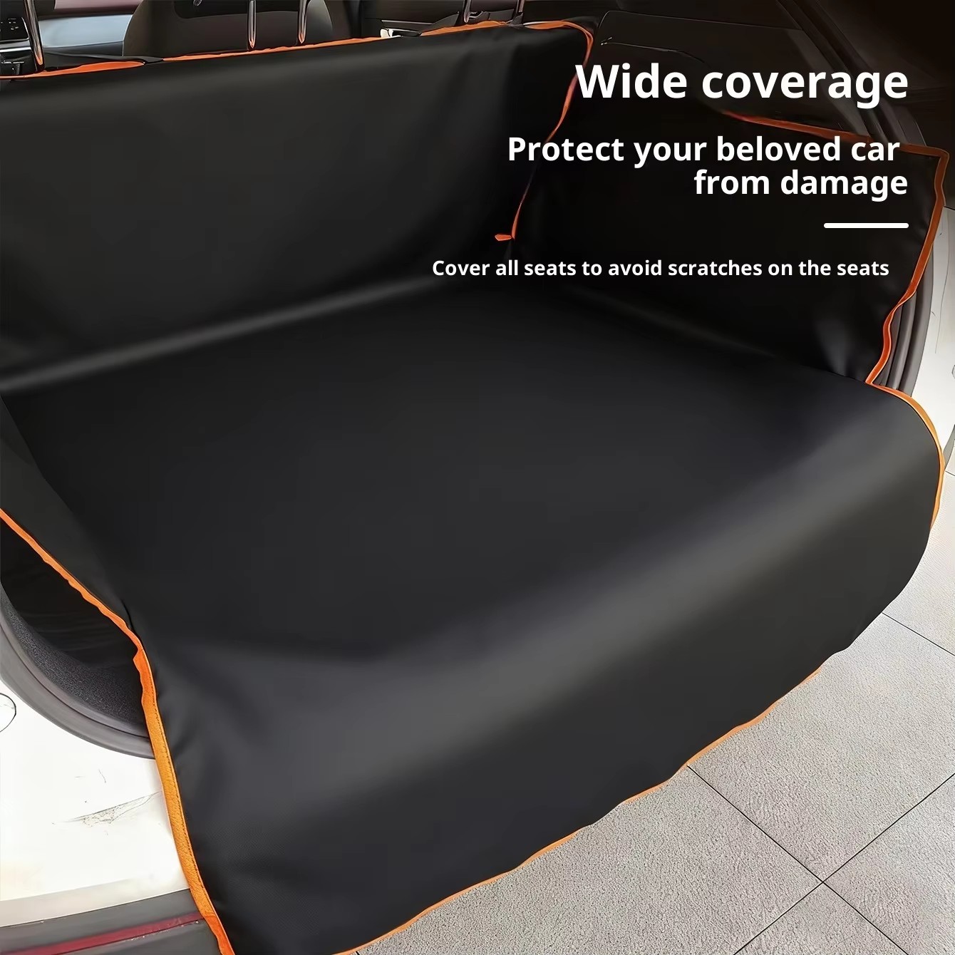 غطاء حماية لصندوق السيارة - غط - مراجعة Dog Car Seat Cover Waterproof Back Seat وسعره