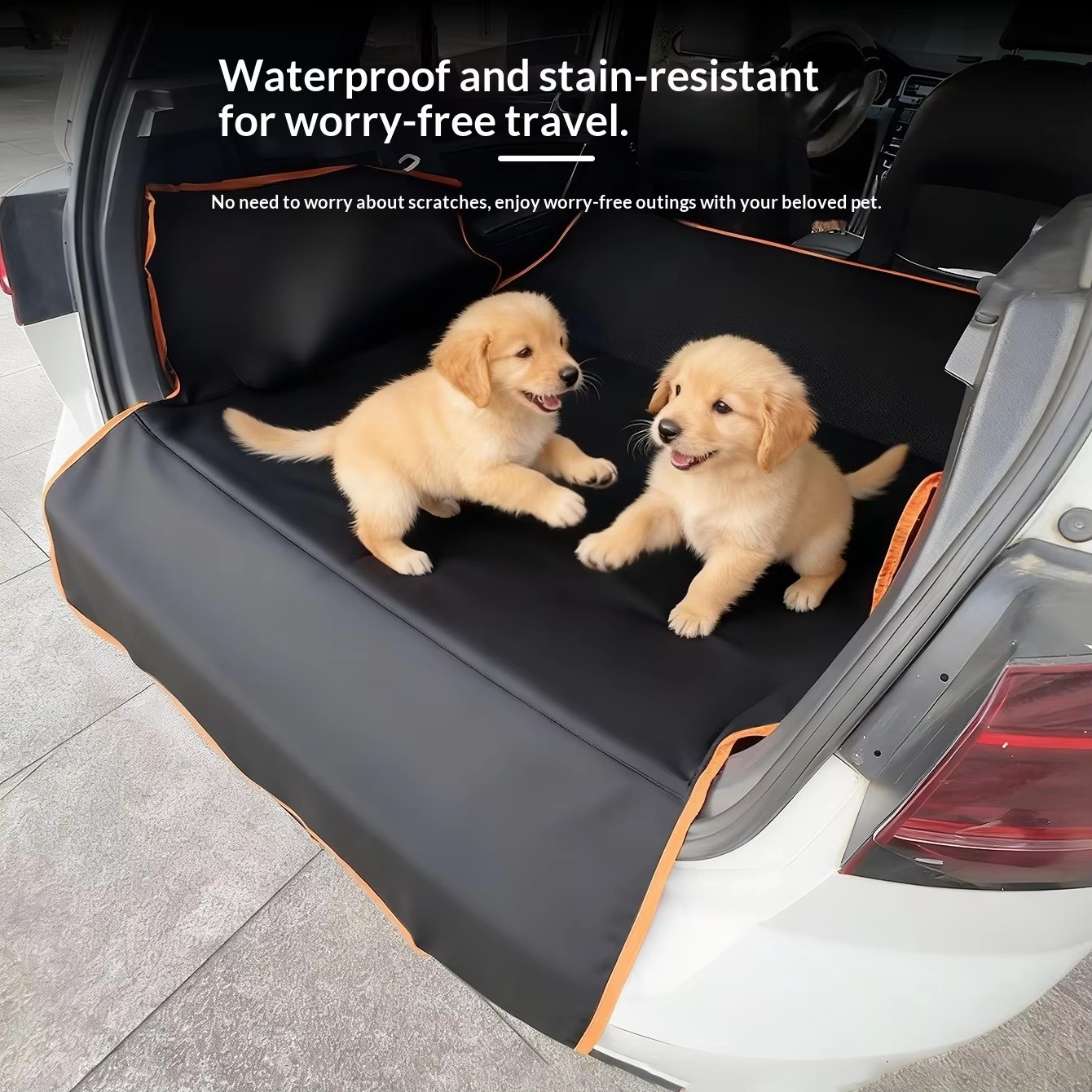 غطاء حماية لصندوق السيارة - غط - مراجعة Dog Car Seat Cover Waterproof Back Seat وسعره