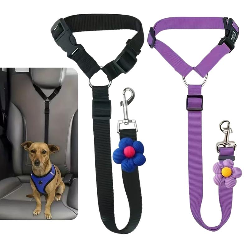 حزام أمان للكلاب في السيارة، ح - مراجعة Dog Seat Belt Harness Safety Tether وسعره