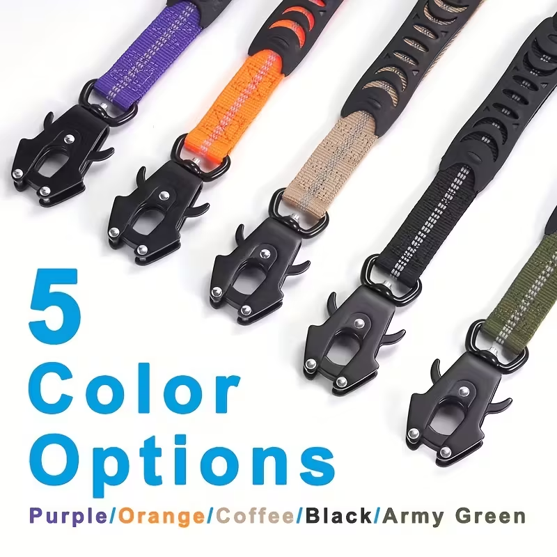 مقود كلب متعدد الوظائف عاكس لل - مراجعة Bungee Dog Leash Shock Absorbing وسعره