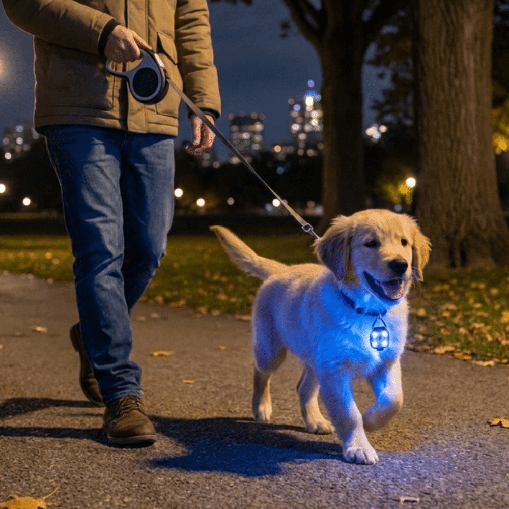 قلادة طوق الحيوانات الأليفة ال - مراجعة Led Dog Collar Glowing Rechargeable Usb وسعره