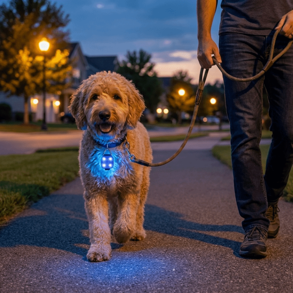 قلادة طوق الحيوانات الأليفة ال - مراجعة Led Dog Collar Glowing Rechargeable Usb وسعره