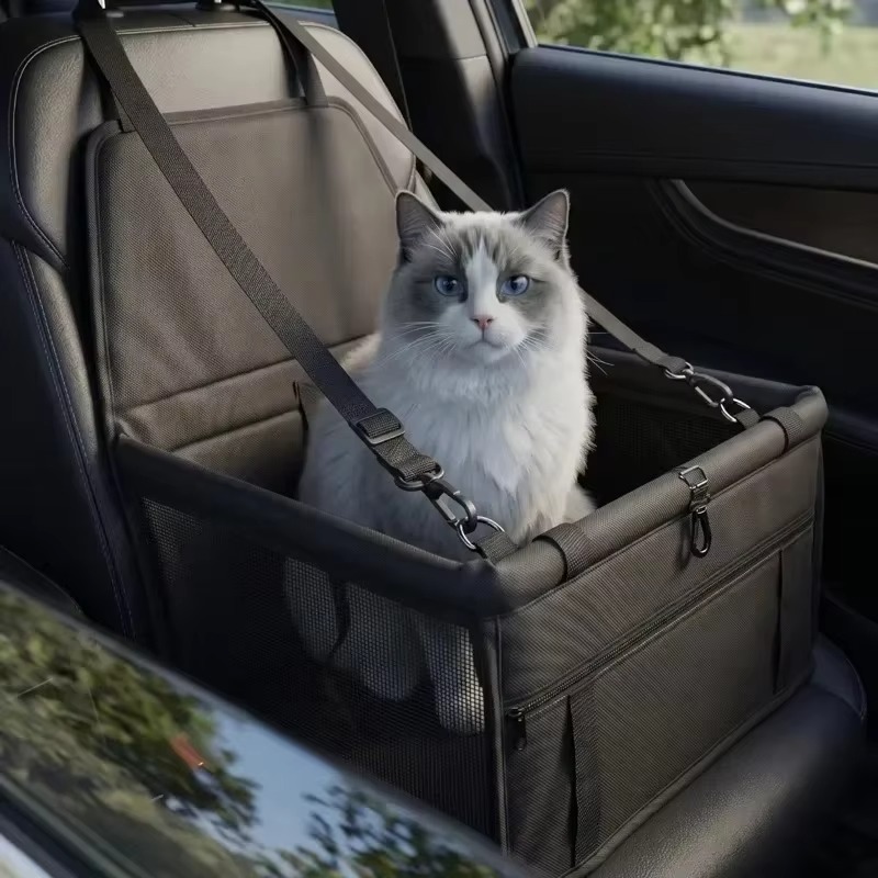 حقيبة لنقل الحيوانات الأليفة م - مراجعة Dog Car Seat Cover Waterproof Back Seat وسعره