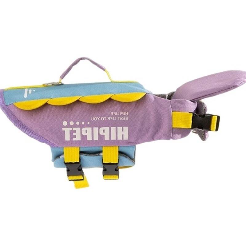 سترة نجاة للكلاب على شكل سمكة  - مراجعة Dog Life Jacket Vest Buoyancy Handle وسعره