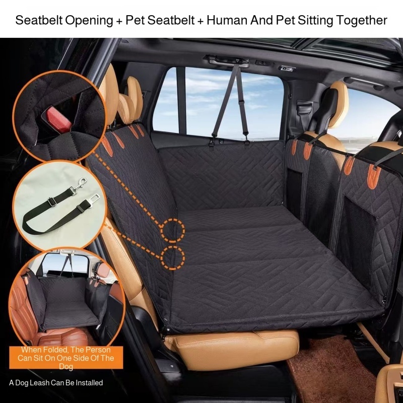 غطاء مقعد سيارة مقاوم للماء لل - مراجعة Dog Car Seat Cover Waterproof Back Seat وسعره